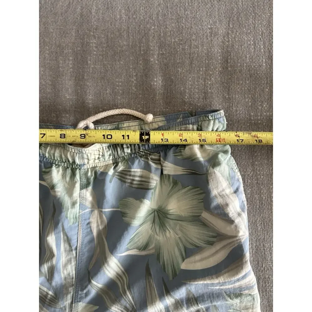 Tommy Bahama Swim Shorts Blue Mens S Trunks Board Tropical Hawaiian Floral